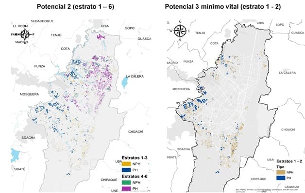 Mapa 4 Planos del escenario potencial 2 y 3