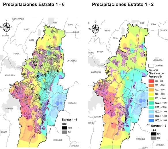Mapa 5 Cruce con precipitación promedio potencial 2 y 3