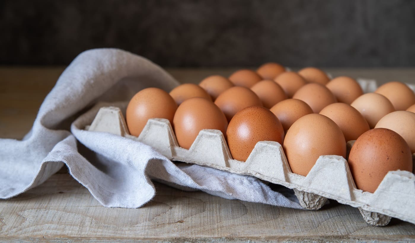 Las cubetas de huevo son de un solo uso