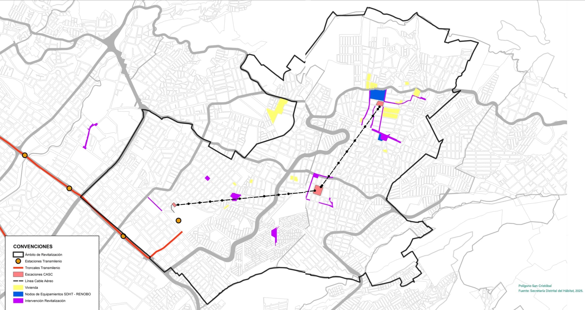 Mapa 1 Polígono San Cristóbal
