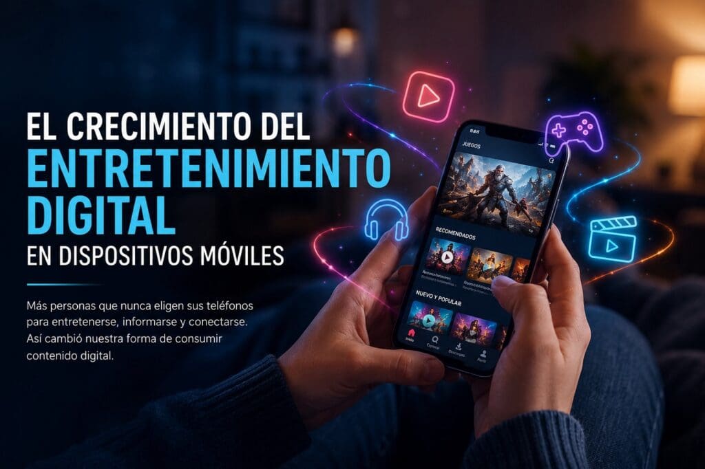 El Crecimiento del Entretenimiento Digital en Dispositivos Móviles